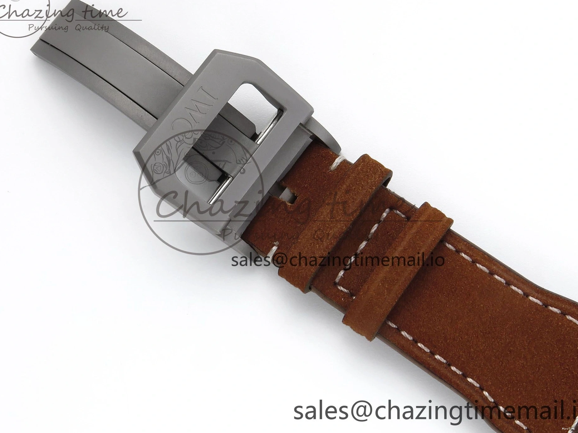 MIROTIME 0417 Big Pilot IW329701 M+F 1:1 Best Edition Black Dial on Brown Leather Strap MY RelaxedFit 7005